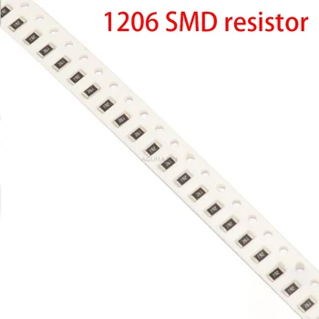 100ШТ 1206 SMD резистор 1% 100K Ом 104 100Kohm
