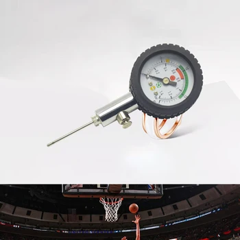 Для футбола баскетбола Волейбола футбола Ручной барометр манометр с серебряным шариком из нержавеющей стали