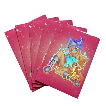 Dark Magician Girl Anime Card Защитные Рукава Toploaders Для Колоды Торговых Карт Card Cover Совместимая Карта Yugioh 63X90MM 60ct