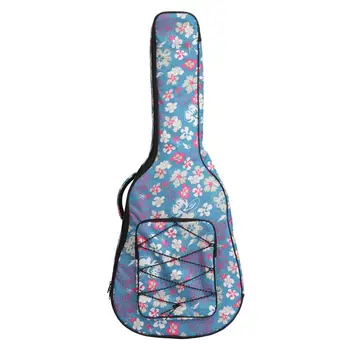 YUZI 40/41-дюймовая модная сумка для акустической гитары в стиле фолк, холщовый рюкзак для гитары, чехол для переноски